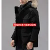 Parkas Casacos Mens Mulheres Designers Down Candian Gooses Jaquetas Veste Homme Inverno Jassen Puffer Big Fur Hoodies Fourrure Outerwear 7615