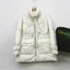 Parkas femme Janveny hiver femmes léger 90% duvet de canard blanc manteau épais chaud à manches longues veste bouffante ample poche Parkas de neige 231214