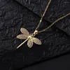 Pendant Necklaces Dragonfly Necklace Jewelry Cross-Border Product From Europe And America Sweet Female Ins Style Exquisite