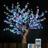 1.5M Led Lichtgevende Kersenbloesem Boomverlichting Waterdichte Chrismas Boomlamp Met Afstandsbediening Tuin Yard Landschap Decoratie