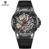 Horloges MEGIR RUIMAS Siliconen Band Automatische Mechanische Horloges Mannen Militaire Sport Horloge Man Luxe Topmerk Waterdicht