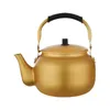 Water Bottles 0.75-4L Large Capacity Travel Cookware Kitchen Water Kettle Gold Aluminum Portable Teapot Coffee Pot Multifunction Tea Kettle 231214