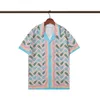 2023 Mens Shirts Streetwear Hawaiian Shirt Print Beach Tops Summer Tops Short Sleeve Male M-3XL