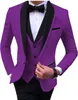 Costumes pour hommes Blazers Blanc Hommes Costumes Hommes 3 Pièces De Mariage Formel Châle Revers Casual Tuxedos pour Les Garçons D'honneur Costumes Hommes BlazerVestPant 231214