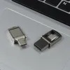 Металлические мини-USB-флешки TYPE-C с брелоком, высокоскоростной U-диск 64 ГБ/32 ГБ/16 ГБ/8 ГБ/4 ГБ креативный USB-накопитель в подарок