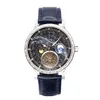 Zegarek zegarek Super Mens Automatyczne turbillon mechaniczny zegarek Luminous Diar Milky Drog