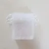 1000 шт. Белые подарочные пакеты для ювелирных пакетов и упаковки мешки с шнуркой для упаковки.