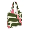 Shopping Bags Funny Print Pink Dog Show Tote Bag Recycling Orla Kiely Grocery Canvas Shopper Shoulder Pography Handbags