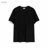 T-shirt firmata da uomo T-shirt moda Camicia firmata da uomo Top di lusso da uomo T-shirt da donna Girocollo in cotone traspirante T-shirt da lettera S-XL Bianco Nero7 21H400