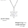Ожерелья с подвесками Lucktune, Рождественская снежинка, Санта-кулон, ожерелье из нержавеющей стали, лось, снеговик, цепочка, ожерелье для женщин, новые рождественские украшения GiftL231215