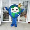 Taille adulte The Earth Mascot Costume Cartoon thème personnage Carnaval Unisexe Halloween Carnival Adultes Birthday Party Fancy Ten et hommes femmes