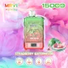 オリジナルのパフ15000 MRVIパフ15K使い捨ての蒸気eタバコストラップデュアルメッシュコイル充電式750mAhバッテリー25mlポッドデジスタルボックスvsラズバーポッコ