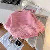 Pullover Fashion Baby Girl Princess Plush Sweater lebed lebed jueve اطفال طفل طفل صغير pullover Tops Tops Coat Coat Baby Haby 18m-4y 231215