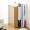 Hooks & Rails 1Pc Transparent Acrylic Bookend Stand Bookshelf Desktop Decorative Storage Rack277O