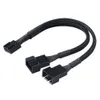 New Laptop Adapters Chargers 1 To 1 2 3 4 Splitter PWM 4pin 3pin Computer Mainboard CPU Fan Connector Extention Cables 3 4 Pins for Computer Cooling System