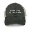 Ball Caps Make Anal Great Again Cowboy Hat Military Tactical Cap Male Streetwear Gentleman Ladies Men'S