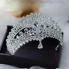 Pinces à cheveux luxueuses couronnes de mariée en cristal, diadème, accessoires de bandeau de mariage, diadème de mariée