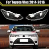 Wymiana samochodu pokrywa reflektora soczewki szklana przednia przednia reflektor Przezroczyste liście toyota VIOS 2014 2014 2014 2016 2016