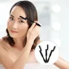 Make-up-Pinsel, zusammenklappbar, Stahlnadel, Augenbrauenkamm, Mascara, Augenbrauen, Reparatur, Wimpern, faltbar