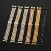 Uhrenarmbänder aus massivem Edelstahl, 12 mm, 13, 14, 16, 17, 18 mm, 19, 20 mm, 21, 22 mm, Ersatzarmband, 3 Reihen, Armband mit Werkzeug 231214