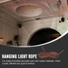 Pendant Lamps 4 Pcs Electric Wire Nylon Rope Cable Lighting Copper Core Vintage Double-strand Cord Accessories Hanging