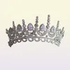 Himestory Noble Beauty Princess Tiara Cubic Zircon Wedding Bridal Crown Rhinestone Pageant Crown för brudar pannband Y2008079548178