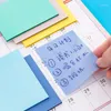 Pcs/lot Transparent PET Memo Pad Sticky Notes Cute Stationery Label Notepad Planner Sticker Post School Supply Wholesale