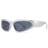 Sonnenbrille Vintage Designer Mode B Rahmen Brillen Outdoor Party Schwarz Weiß Shades Y2K Cyberpunk Sonnenbrille für Frauen Männer S47 Otxvt