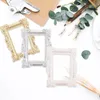 Frames 9 stuks Po Frame Ornamenten Foto voor Mini Huizen Hars Miniatuur Ambachten Accessoires Vintage Decor