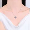 Chains SEMNI 1.0ct Moissanite Dimond Heart-shaped Pendant Necklace 925 Sterling Silver Fine Jewelry For Women Promise Gift Free