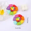 Hair Accessories Ncmama 2Pcs Colorful Clips For Baby Girls Handmade Ribbon Bowknote Barrettes Hairgrips Pin Boutique