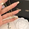 Luxo boutique estilo carta pingente colar de alta qualidade caixa embalagem sagitário designer banhado a ouro jóias colar romântico feminino casal presente colar