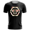 Homens Camisetas 2023 Marca Jersey T-shirt Tripulação Pescoço Top Hip Hop Stretch Sportswear Roupas Puras Verão Combustão Chama