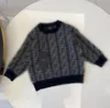 23SS Kids Designer Clothes Pullover Baby Boy Girl Sweaters Jumper Långärmad barn