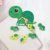 Teethers Toys 20pcs Silicone Baby Teething Beads Turtle Shaped Beads BPA Free Baby Chewable Toy borns Pacifier Chains Necklace Accessories 231215