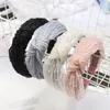 Coreia feminina headwear super fada bud fio de seda bandana primavera verão acessórios para o cabelo doce fresco simples selvagem