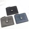 Card Holders Fashion Women Men With Zipper PU Leather Multi-Card Gift Money Clips Slim Wallets Pocket Coin Purse