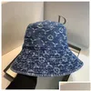 Casquettes de balle Classic Large Brim Chapeaux pour femmes Designer Denim Bucket Hat Mode Été Hommes Sun Casquette de plein air Baseball Hommes Femmes Dro Dhsml