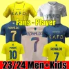 Al-Nassr FC Terceiro 23 24 Home Away Jerseys Men Kids Kit 2023 2024 Al-Hilal SFC Saudi Football Shirt Versão do jogador Al-Ittihad Club RONALDO NEYMAR JR MANE CR7