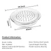 Coffee Filters icafilas Reusable Capsule Cap For Philips Machine Stainless Steel Rechargeable Filter Pod Coffeeware 231214