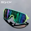 Óculos de esqui scvcn ciclismo óculos de sol moda esportes uv400 bicicleta ao ar livre dos homens mtb mulher bicicleta estrada 231215