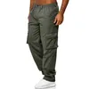 Pantaloni da uomo Tuta moda Spiaggia Gamba dritta Fitness Casual Streetwear Cargo Harem 2023 Nastri Pantaloni Harajuku