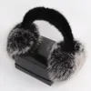 Ear Muffs Luxurious Women Winter 100% Natural Fox Fur Earmuffs Plush WARM