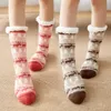 Socks Hosiery Christmas Socks Women Autumn And Winter Mid-Calf Room Socks Warm Home Sleep Slippers Foot Sock Fleece Thickened Carpet Socks 231215