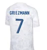 22 2023 BENZEMA MBAPPE soccer jerseys player version GRIEZMANN POGBA French World Cup national team francia GIROUD fans KANTE Football shirts