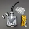 6 inç Mini Taşınabilir Su Sigara Sigara Nargile Boruları Tam set Shisha Su Bong