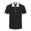 2024 Luxe Italie Mens Styliste Polo gg Chemises Hommes Vêtements À Manches Courtes Mode Casual Été T-shirt Chemise À Rayures T-shirts Serpent Polos Bee Floral Mens Medusa