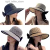 Geniş Memlu Şapkalar Kova Şapkaları Nefes Alabilir Giyim Kova Şapkası Açık Hava Dış Mekan Gidece Kamp Yürüyüşü için Dört Sezon Şapka YQ231215