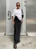 スカートスコートサテンスカート女性ハイウエストフィッシュテイルドレスエレガントな長いスカートファッションヴィンテージY2K秋のオフィスレディスカート231215