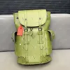 Męski projektant plecak luksusowa duża torba książki Christopher Travel Skóry Back Pack Women Fashion Casual School Torby